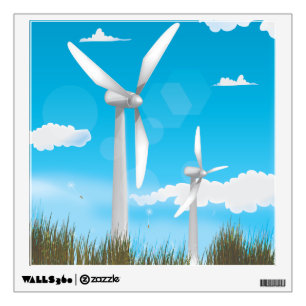 Wind Turbines Wall Decal