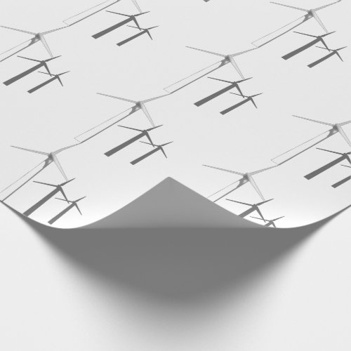 Wind Turbines Wrapping Paper