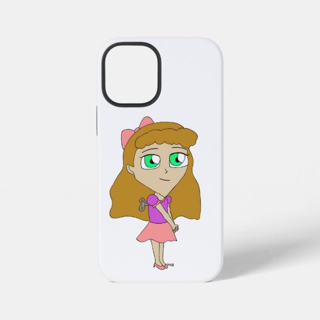 wind up chibi iPhone case (Back)