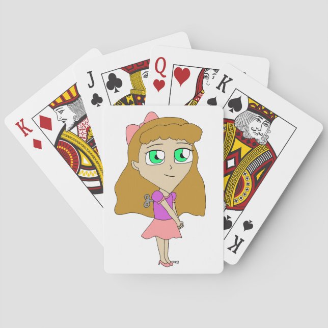 wind up chibi poker cards (Back)