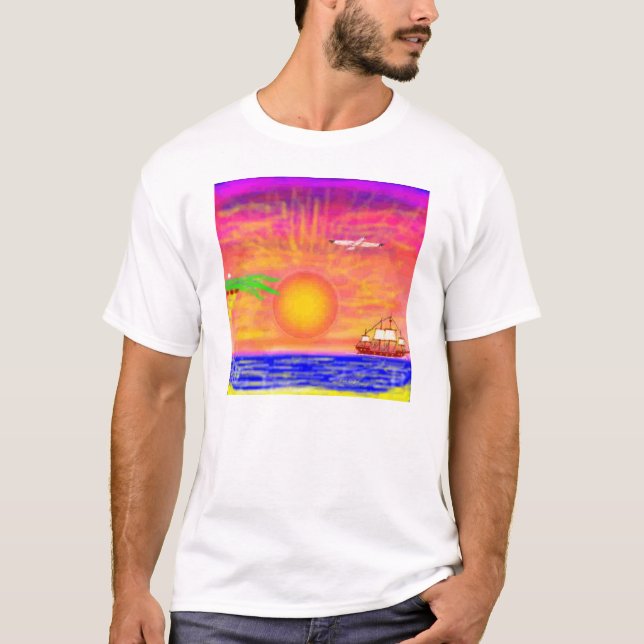 Wind, Wave, Sunlight - T-shirt (Front)