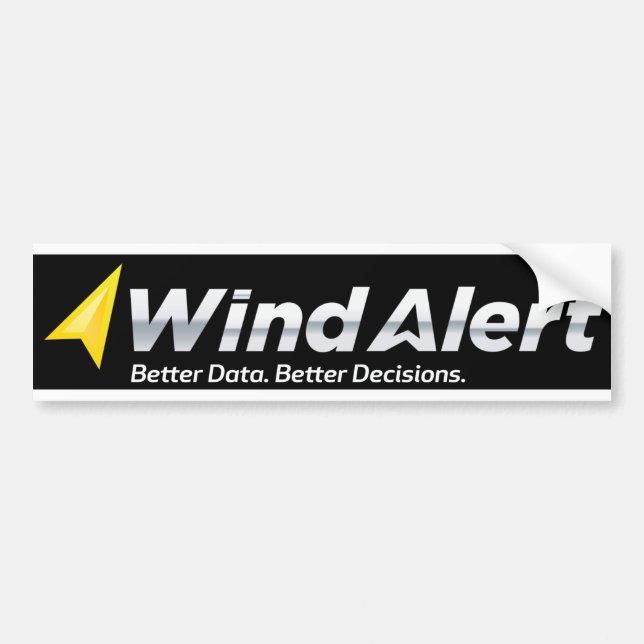 WindAlert Bumper Sticker! Sticker (Front)