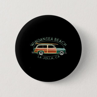 Windansea Beach, La Jolla, California Vintage Surf Button