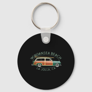 Windansea Beach, La Jolla, California Vintage Surf Keychain