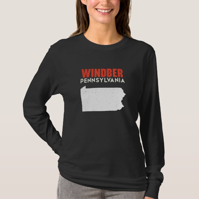 Windber Pennsylvania USA State America Travel T-Shirt (Front)