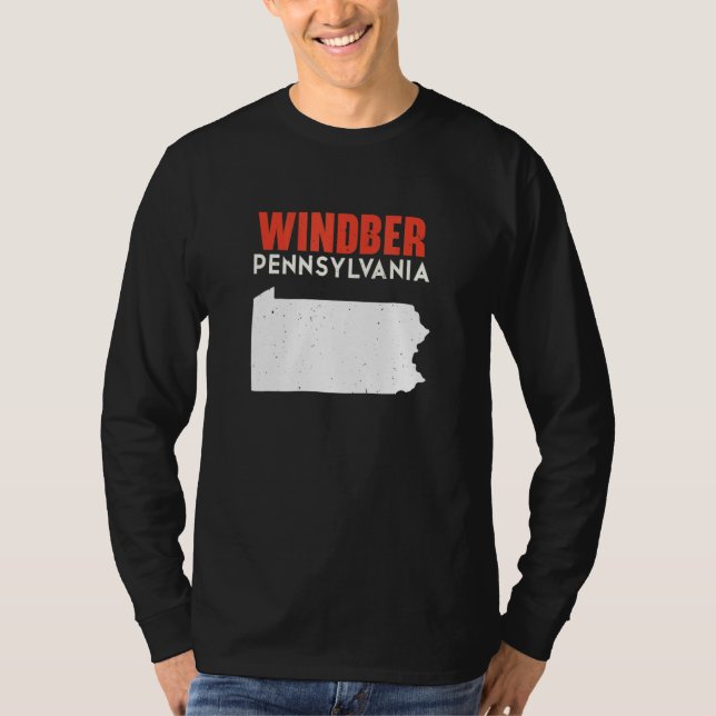 Windber Pennsylvania USA State America Travel T-Shirt (Front)