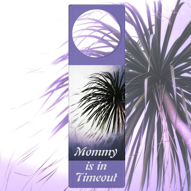 Windblown Palm Stormy Sky Timeout Door Hanger (Creator Uploaded)