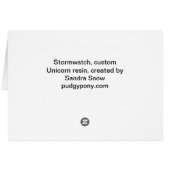 Windblown Unicorn Cards (Back Horizontal)