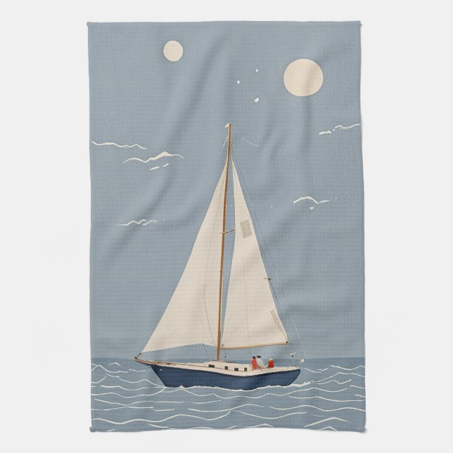 Windborne Wanderer Kitchen Towel (Vertical)