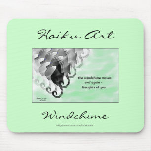 Windchime Haiku Art Mousepad