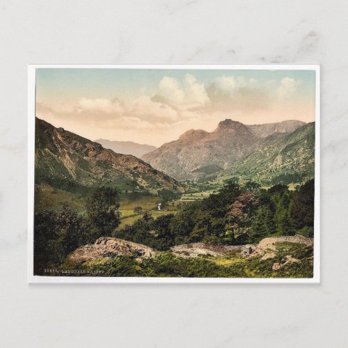Windermere Langdale Valley Lake District Englan Postcard