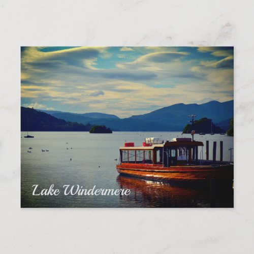 Windermere the Lake District Postcard