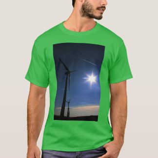 Windfarm and Blue Sky T-Shirt