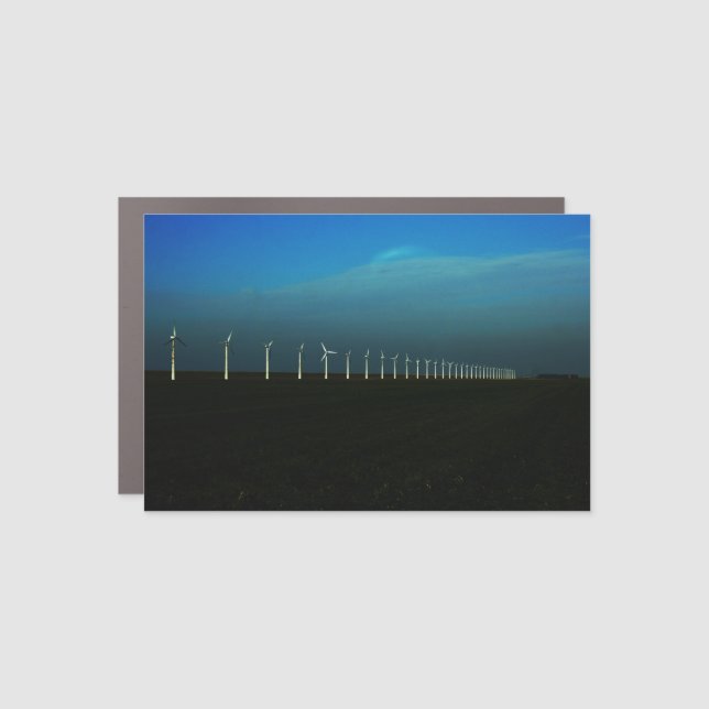 Windfarm cmcna car magnet (Front)