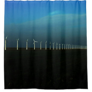 Windfarm sccna shower curtain
