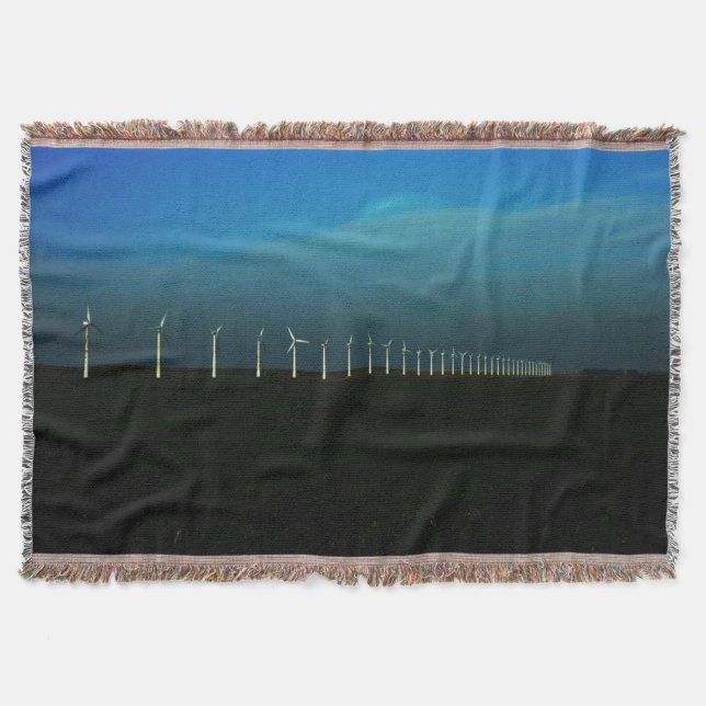 Windfarm tbm throw blanket (Front)