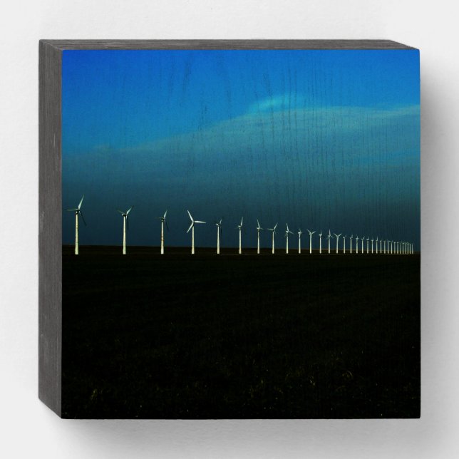 Windfarm wbs6x6a wooden box sign (Front Horizontal)