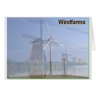 Windfarms Past and Present Cards