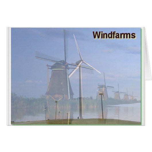 Windfarms Past and Present Cards (Front Horizontal)