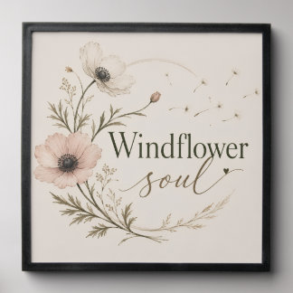 Windflower Soul Peel And Stick Photo Tile