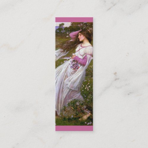 Windflowers Bookmark Business Card