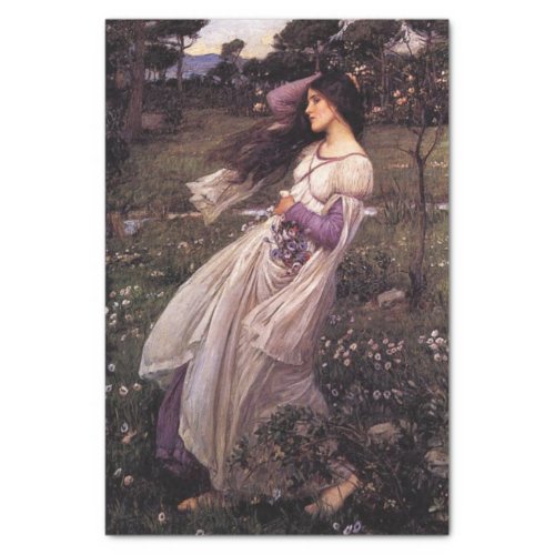 Windflowers_by John William Waterhouse Decoupage Tissue Paper