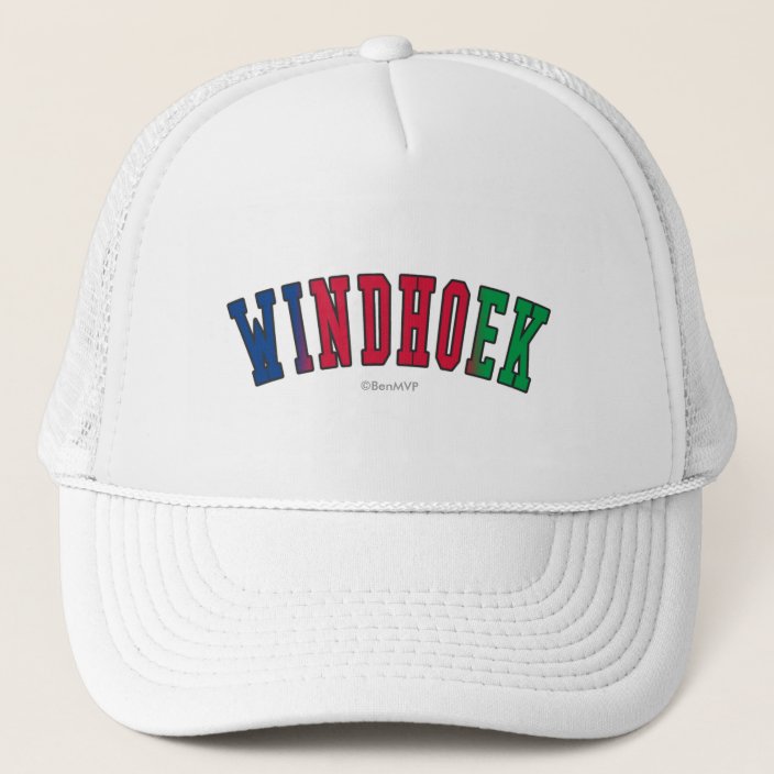 Windhoek in Namibia National Flag Colors Hat