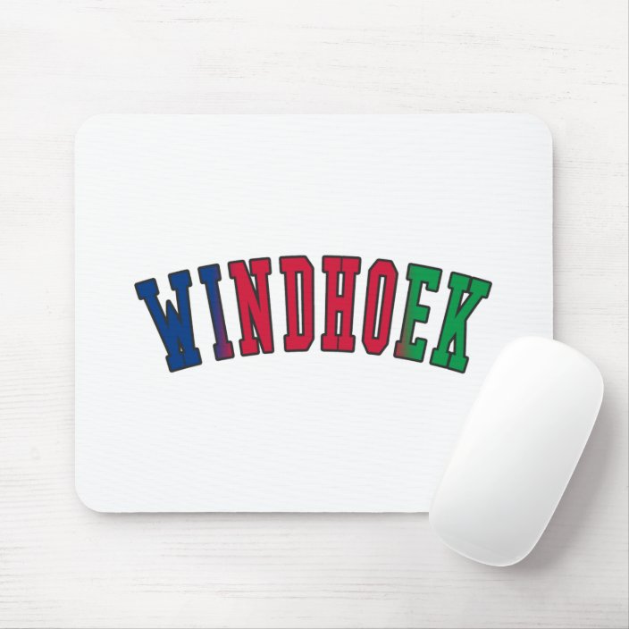 Windhoek in Namibia National Flag Colors Mousepad