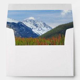 Winding Colorado River With Mountains and Pines Envelope