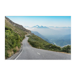 Winding Mountain Road Olympic National Park Acrylic Print