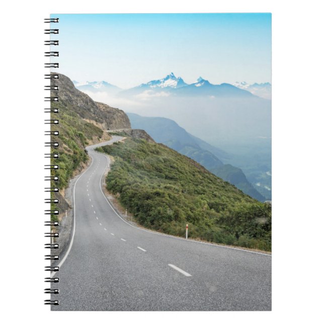 Winding Mountain Road | Olympic National Park Notebook (Front)