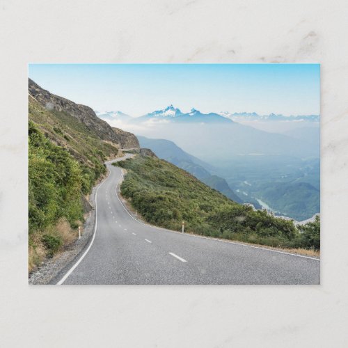 Winding Mountain Road  Olympic National Park Postcard
