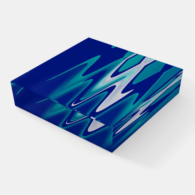 winding roads paperweight (Angled)