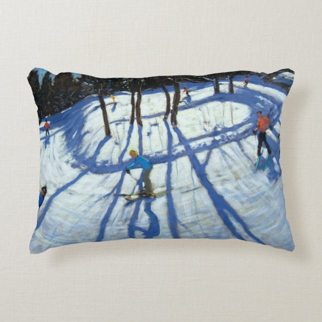 Winding Trail Morzine Decorative Pillow (Front)