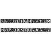 Winding Vines Monogrammed Whiskey Glass (Font)