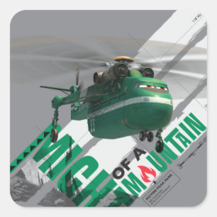 Windlifter Might Of A Mountain Square Sticker