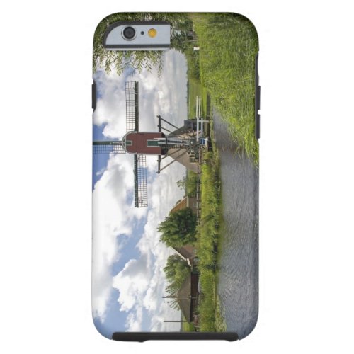 Windmill along a canal east of Leiden in the Tough iPhone 6 Case