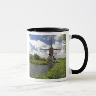 Windmill along a canal east of Leiden in the Mug