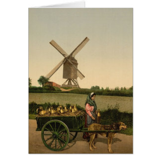 Windmill and Milk Seller Cards