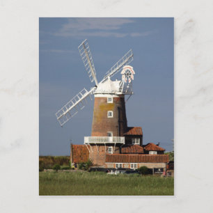 Windmill at Cley, North Norfolk. Postcard