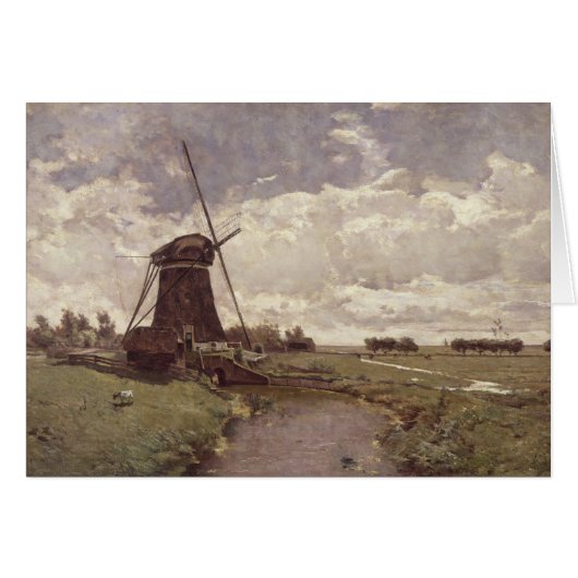 Windmill at Leidschendam Cards (Front Horizontal)
