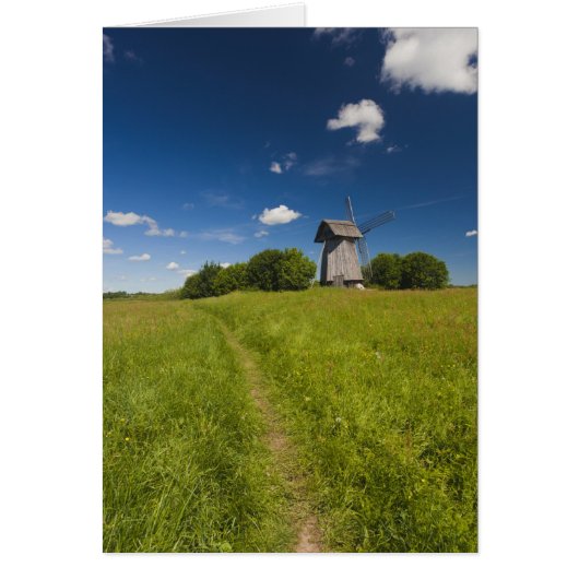 Windmill at Mikhailovskoye Cards (Front)
