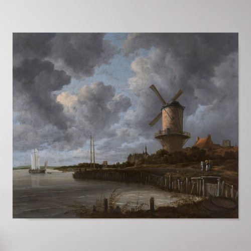 Windmill at Wijk bij Duurstede Jacob van Ruisdael Poster