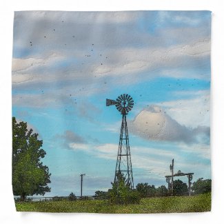 Windmill Bird Flock Bandana