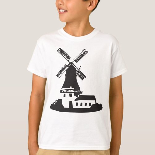 Windmill Building T_Shirt