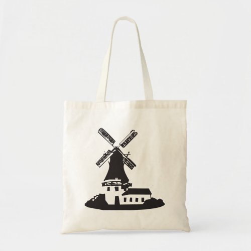 Windmill Building Tote Bag