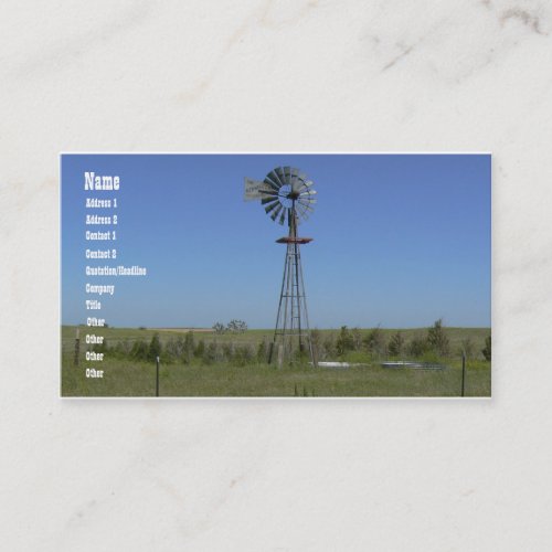 Windmill Business Cards