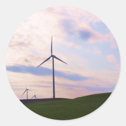 Windmill! Classic Round Sticker
