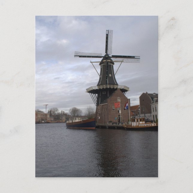 Windmill "De Adriaan", Haarlem Postcard (Front)