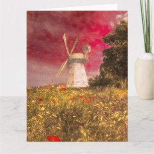 Windmill Dreams Art Vista Card